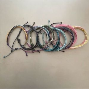 Pura Vida lot of 9 waterproof bracelets